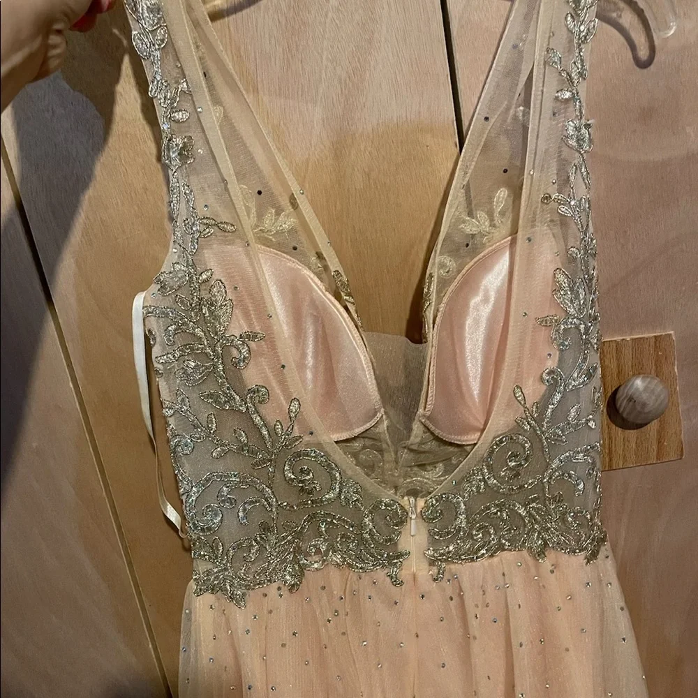 Sparkling Gown with Overskirt - Picture 4 of 5